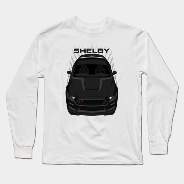 Ford Mustang Shelby GT350R 2015 - 2020 - Black Long Sleeve T-Shirt by V8social